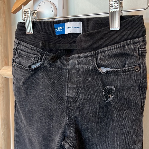 Old Navy Skinny Stretch Knit Waist Jeans - Picture 5 of 6